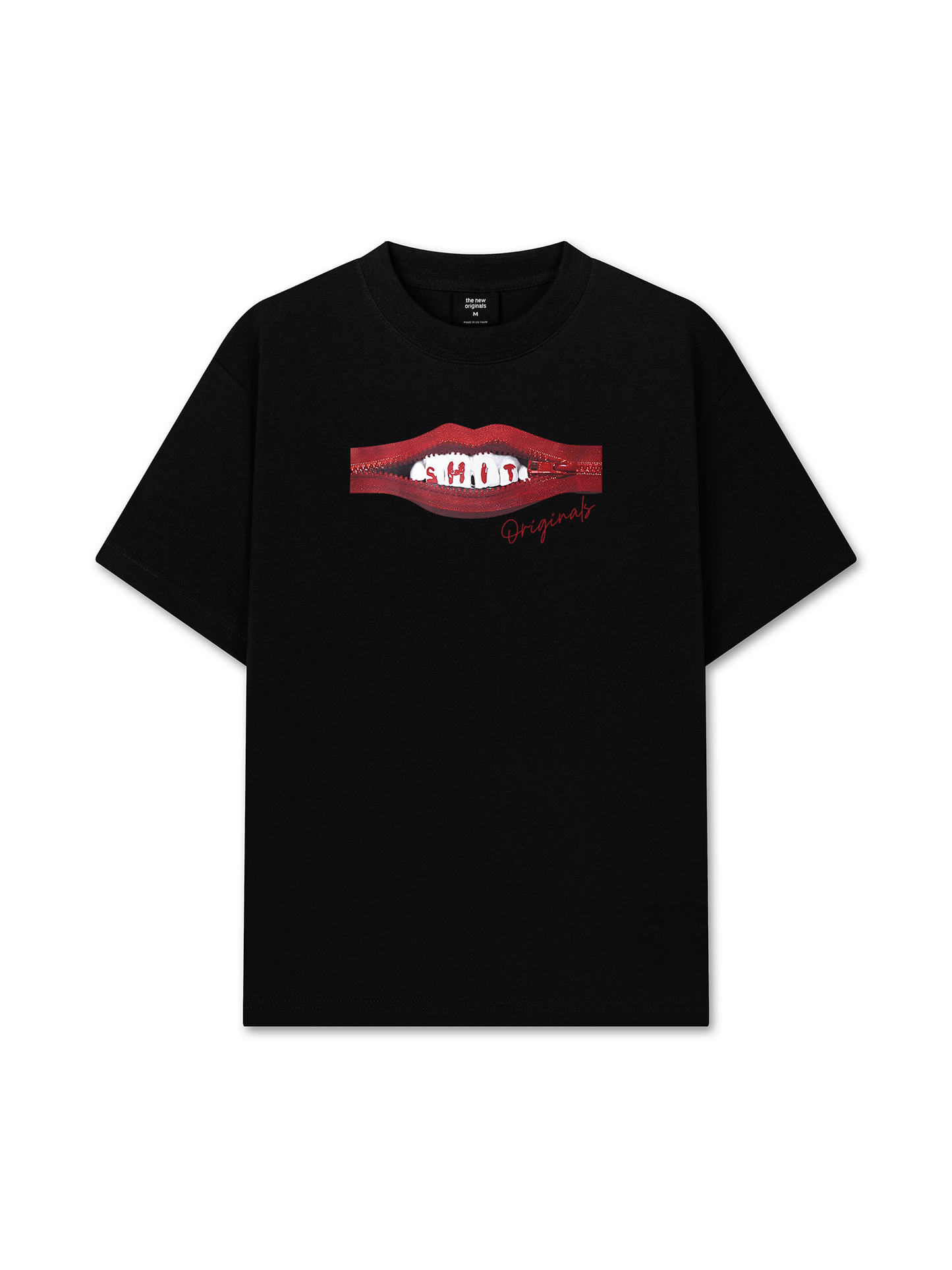 Áo Thun Relaxed Fit Teeth Zip Classic