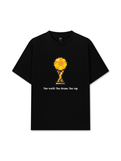 Áo Thun Relaxed Fit Pixel Universe World Cup