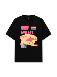 Áo Thun Relaxed Fit Summer Vibes GoTo Beach Cowboy