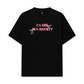 Áo Thun Relaxed Fit 2%Girl 98% Anxiety