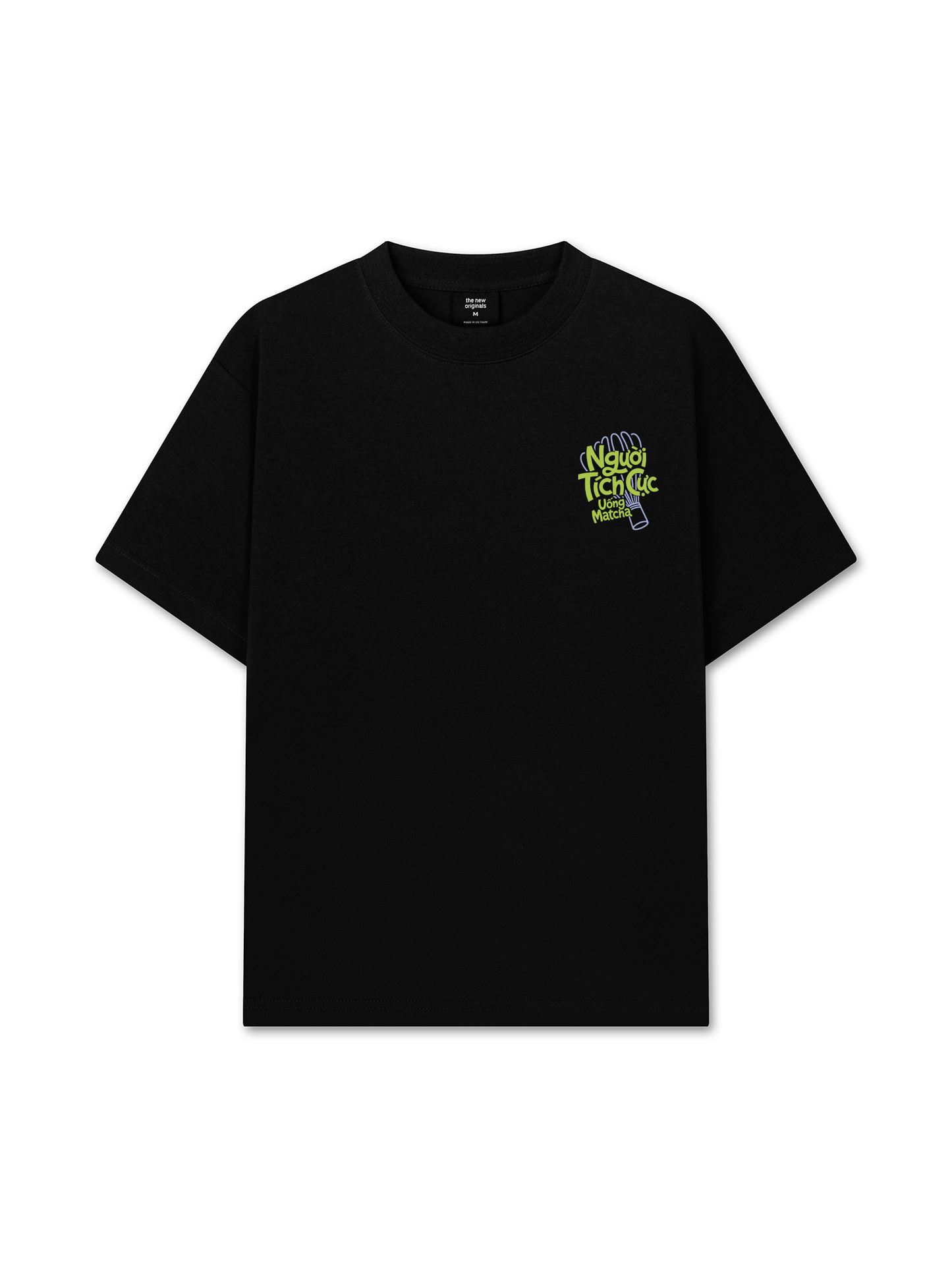 Áo Thun Relaxed Fit Người Tích Cực Uống Matcha