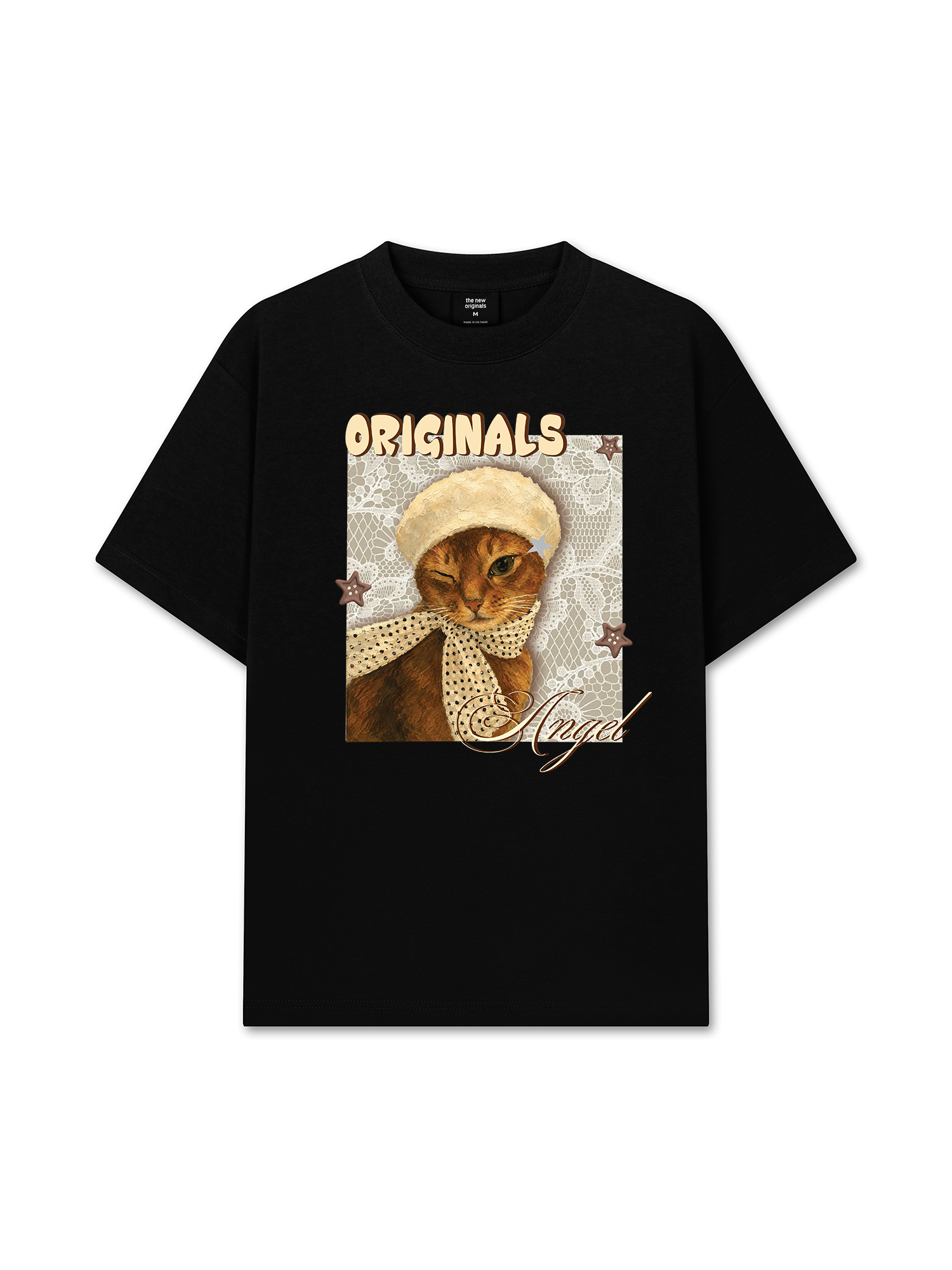 Áo Thun Relaxed Fit Originals Angle Meow