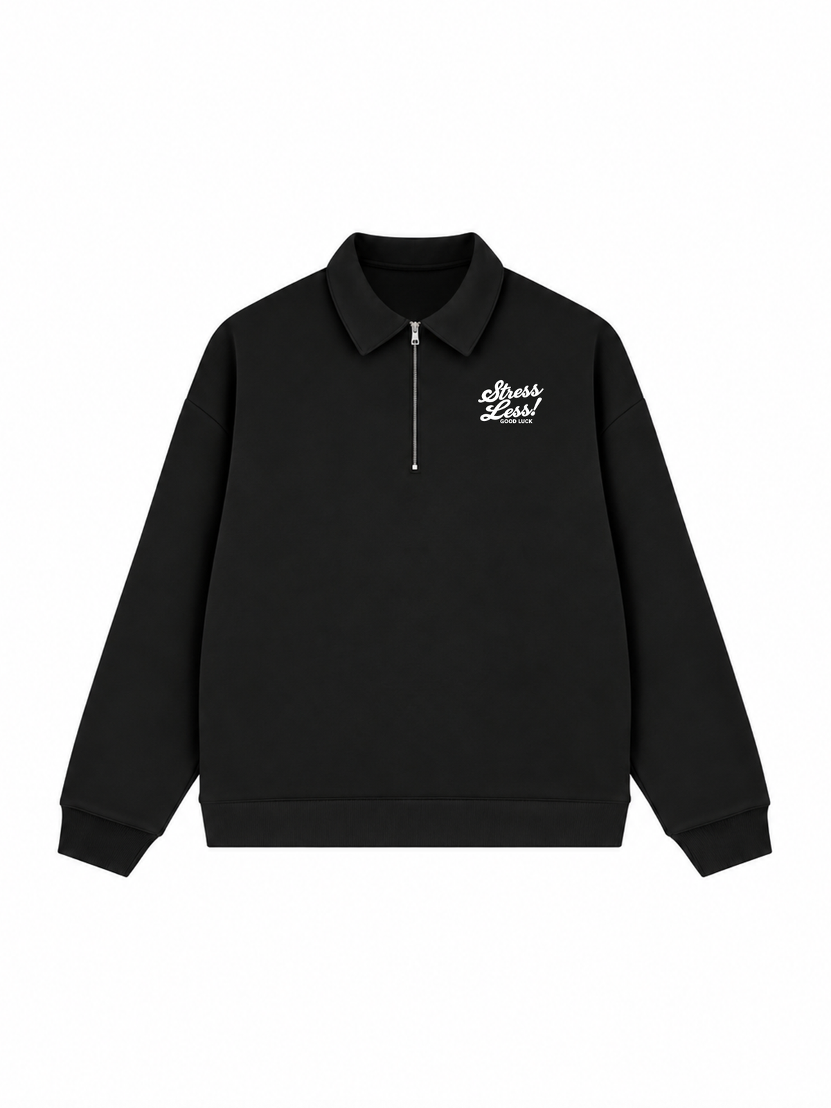 Áo Sweater Polo Nỉ Hai Da  Stress Less