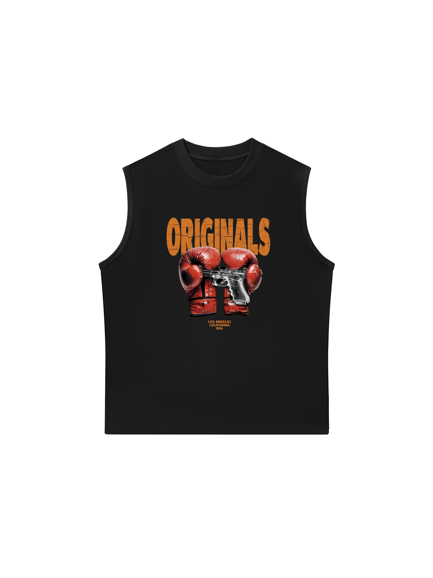 Áo Ba Lỗ Relaxed Fit Fitness Boxing Gun