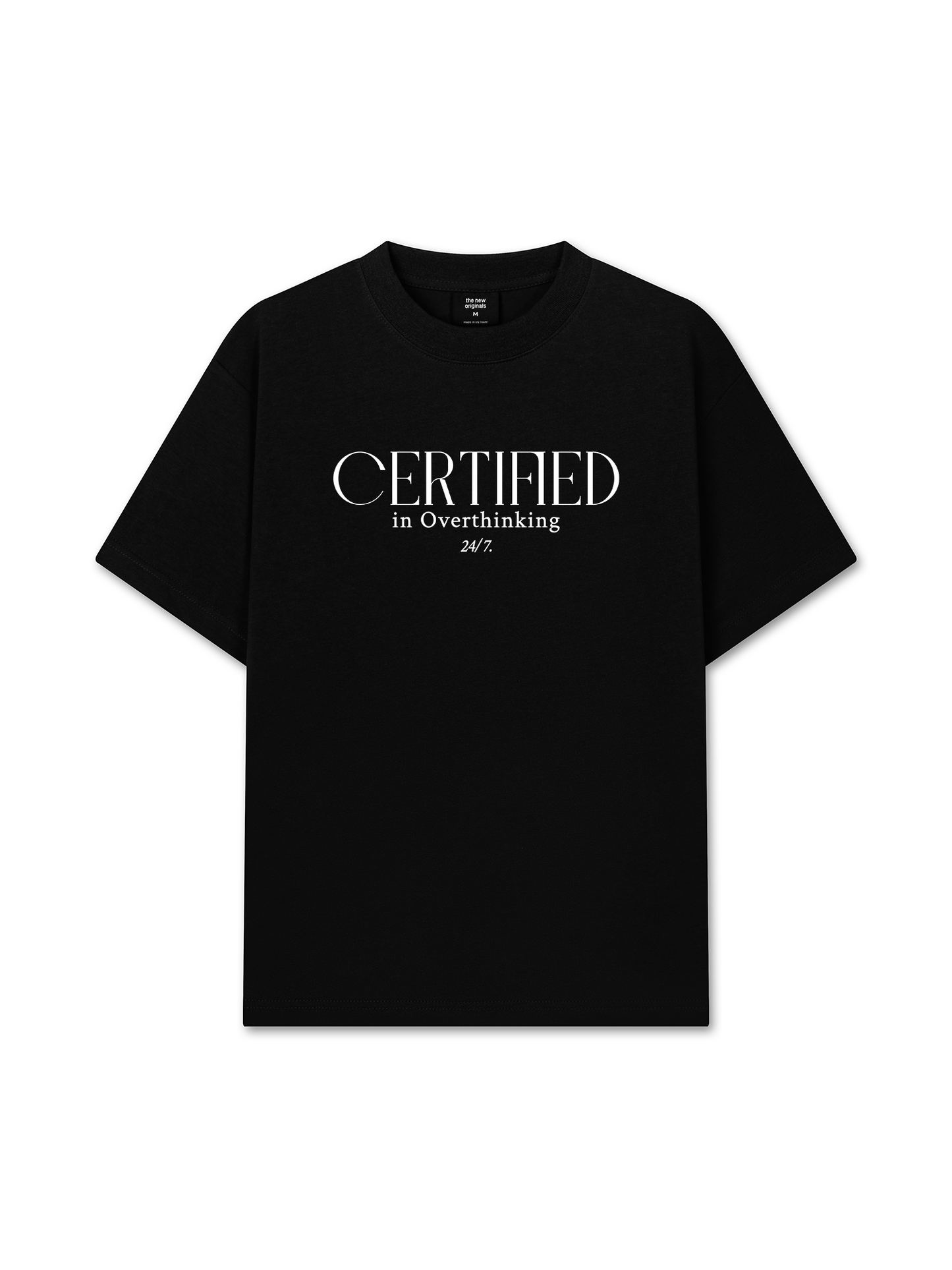 Áo Thun Relaxed Fit Certified In Overthinking