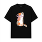 Áo Thun Relaxed Fit Daily Cuties Meow & Bow