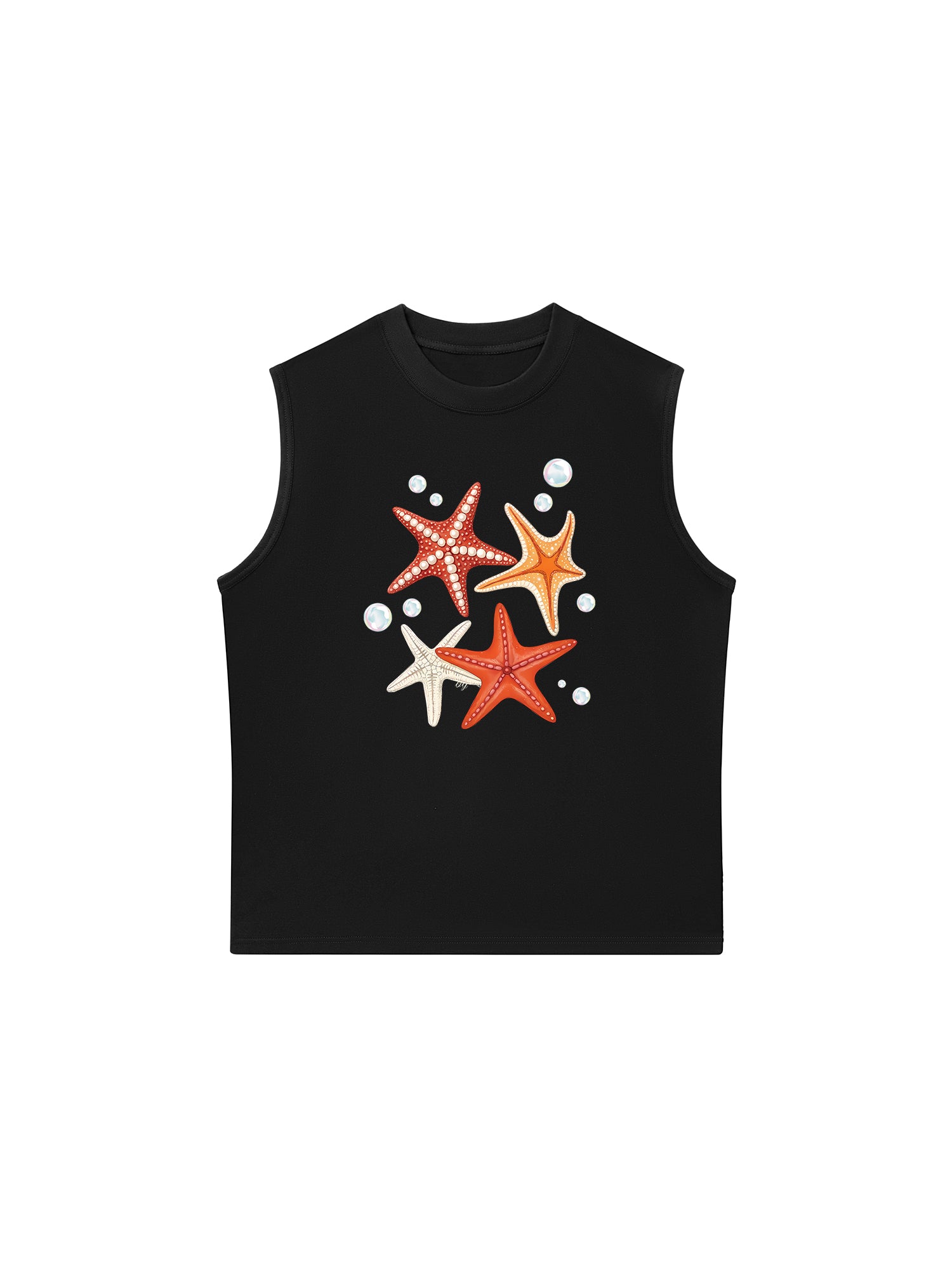 Áo Ba Lỗ Relaxed Fit Ocean Orange StarFish