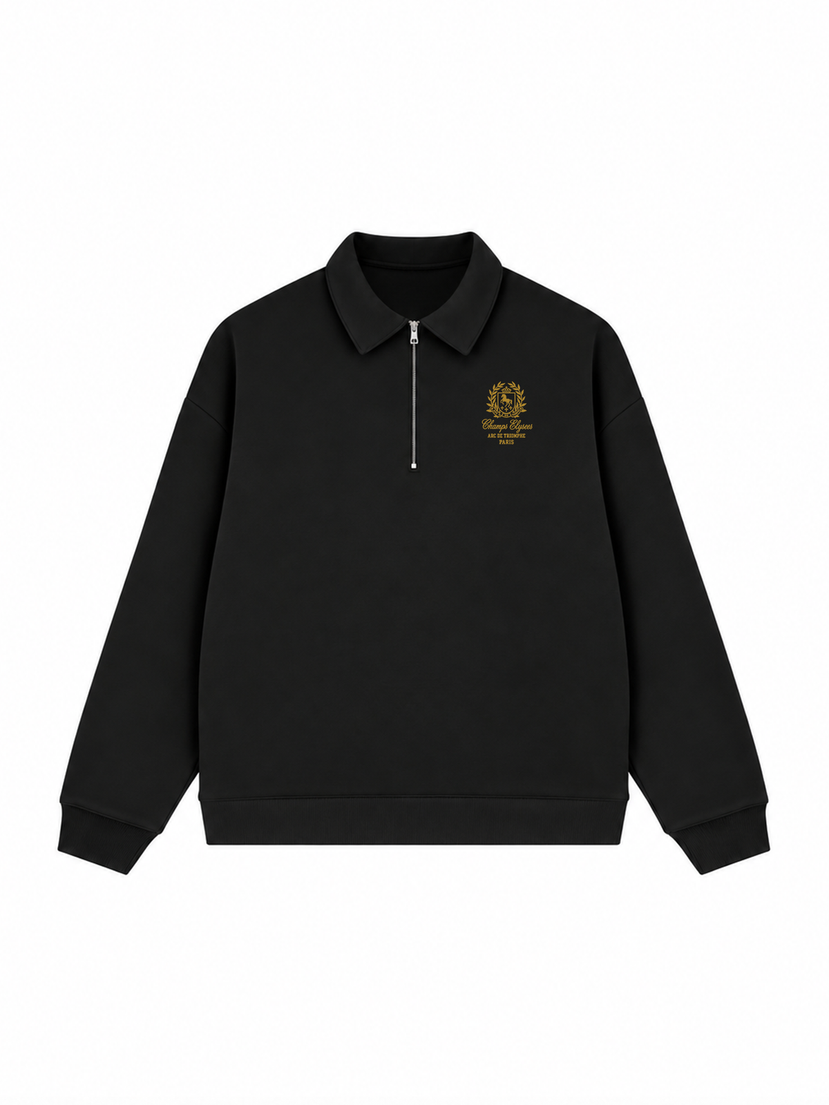 Áo Sweater Polo Nỉ Hai Da  Champs Elysees