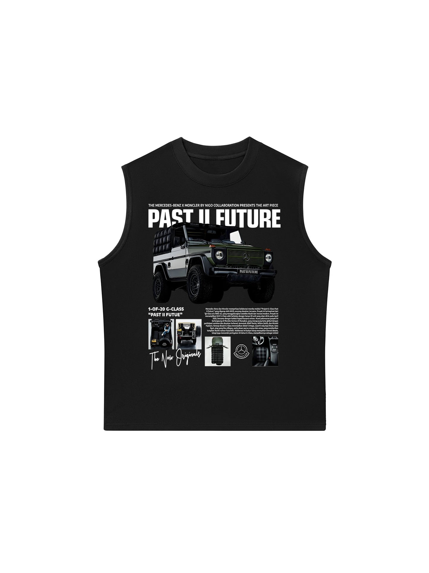 Áo Ba Lỗ Relaxed Fit CAR Past II Future
