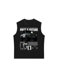 Áo Ba Lỗ Relaxed Fit CAR Past II Future