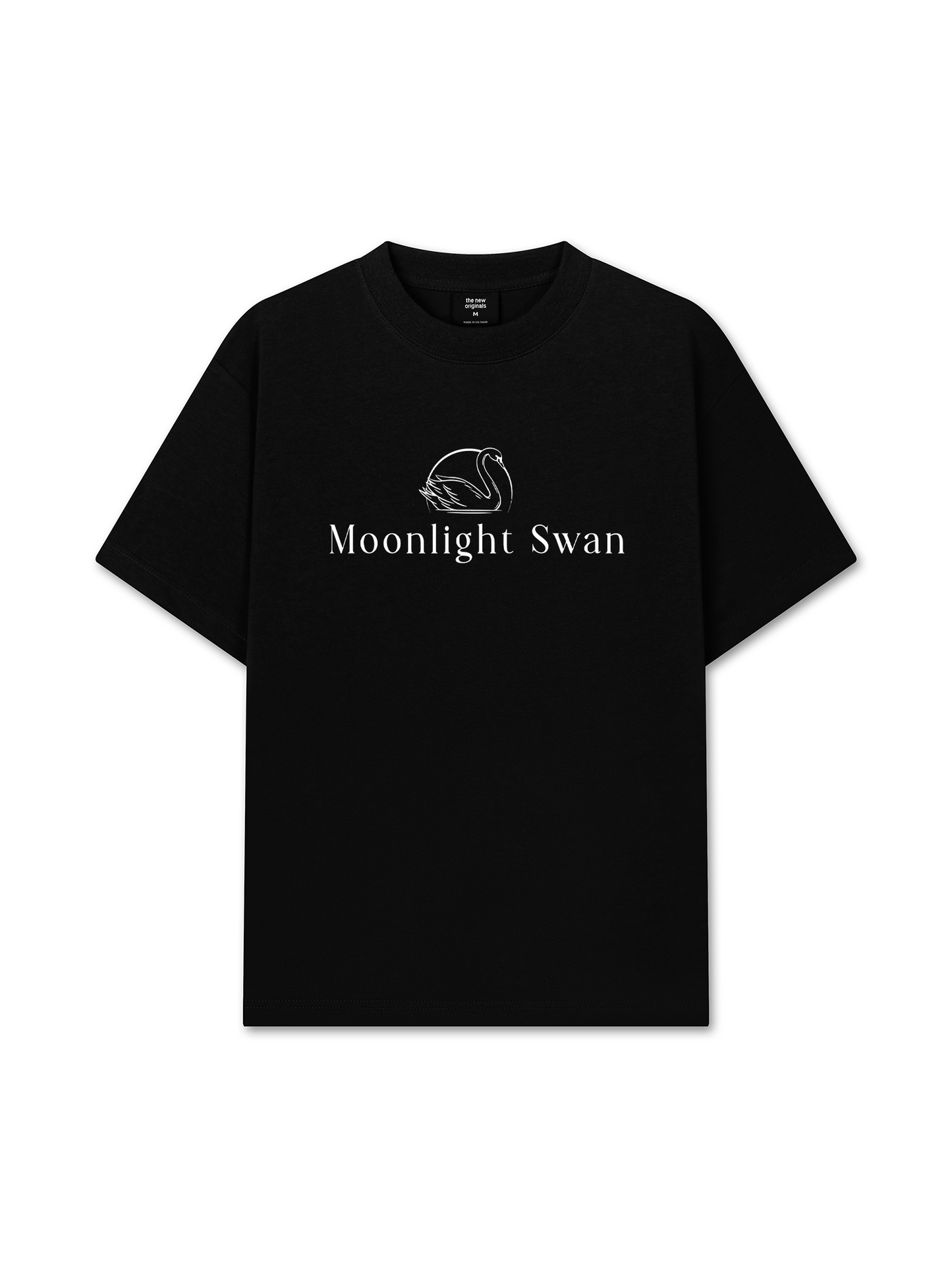 Áo Thun Relaxed Fit Old Money Moonlight Swan