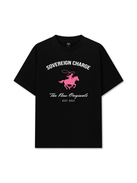 Áo Thun Relaxed Fit SOVERREIGN CHARGE PINK HORSE