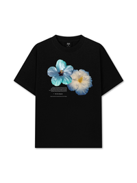 Áo Thun Relaxed Fit Summer Vibes Souble Blue Flower