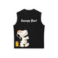 Áo Ba Lỗ Relaxed Fit Teddy Land Snoopy Boo