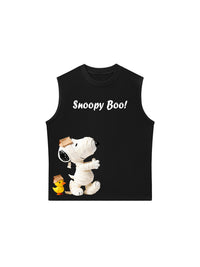 Áo Ba Lỗ Relaxed Fit Teddy Land Snoopy Boo