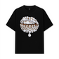 Áo Thun Relaxed Fit Art Pearl Lip Black