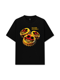 Áo Thun Relaxed Fit Gangster Smile Cap Art