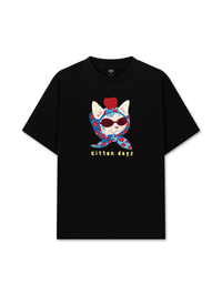 Áo Thun Relaxed Fit Kitten Day Meow With Apple