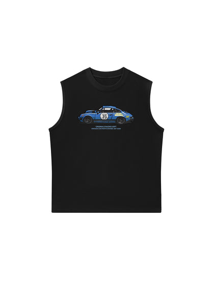 Áo Ba Lỗ Relaxed Fit Porsche 911 Track Car T Shirt