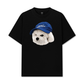 Áo Thun Relaxed Fit Puppy With Blue Hat
