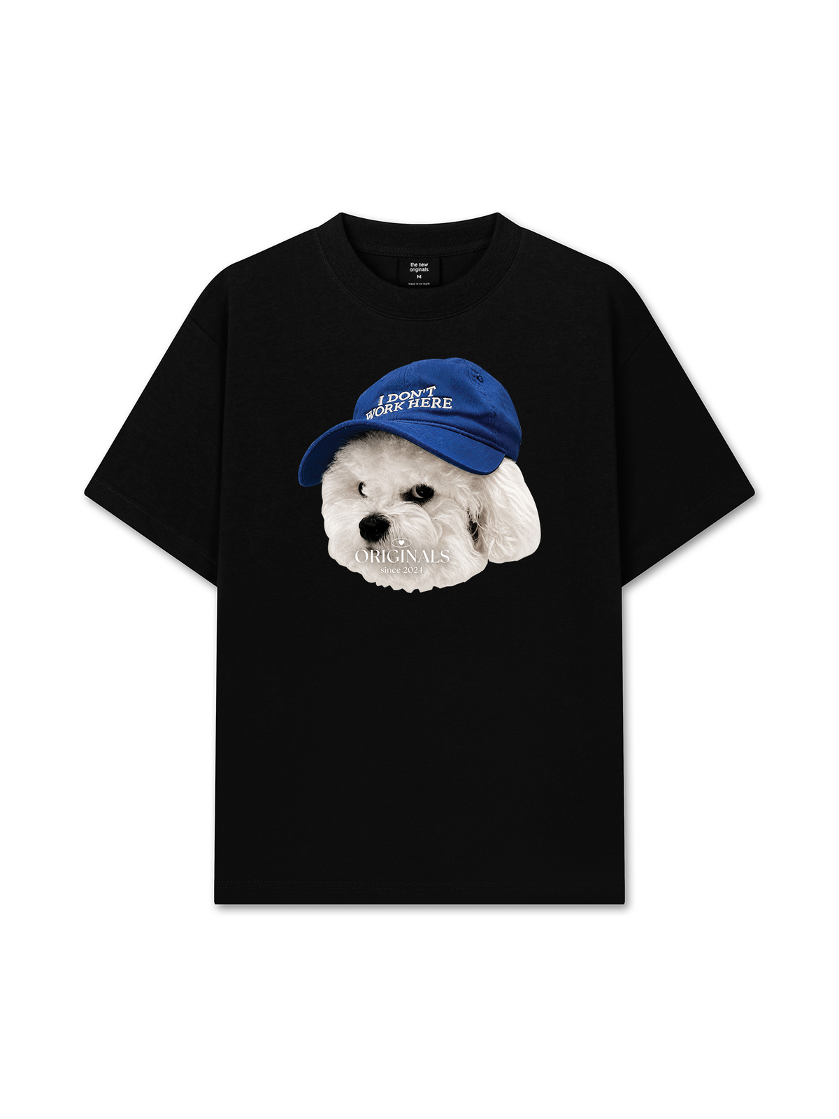 Áo Thun Relaxed Fit Puppy With Blue Hat