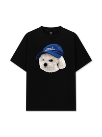 Áo Thun Relaxed Fit Puppy With Blue Hat
