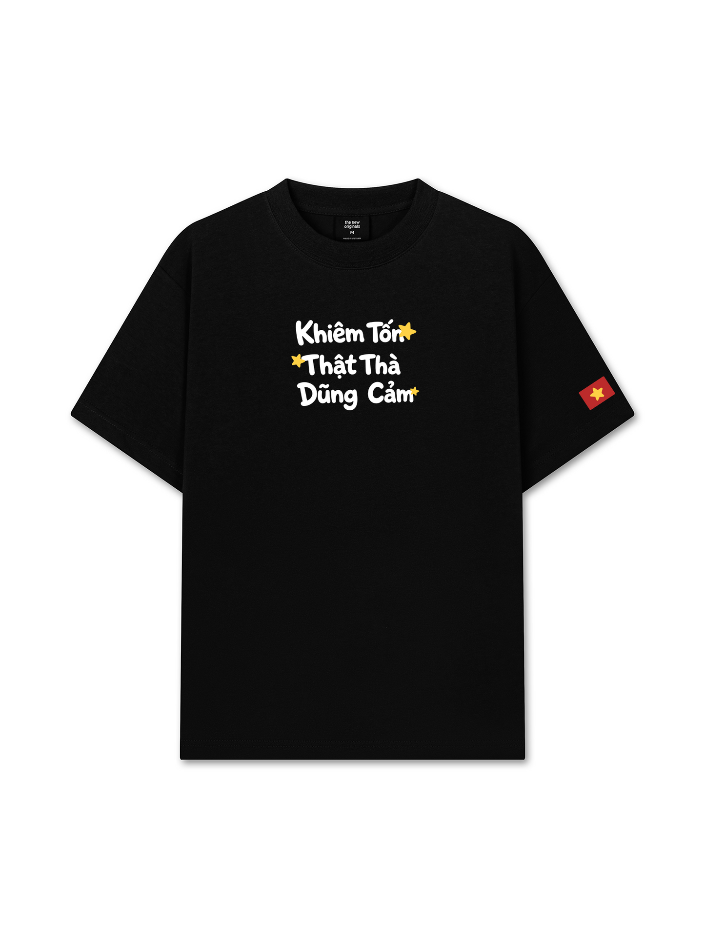 Áo Thun Relaxed Fit Khiêm Tốn, Thật Thà, Dũng Cảm