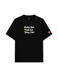 Áo Thun Relaxed Fit Khiêm Tốn, Thật Thà, Dũng Cảm