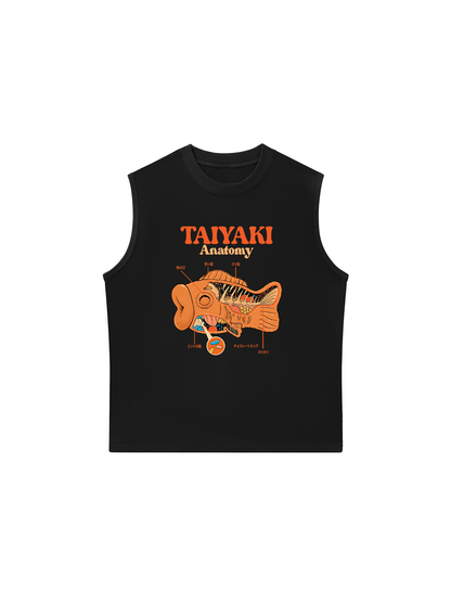 Áo Ba Lỗ Relaxed Fit Taiyaki Anatomy