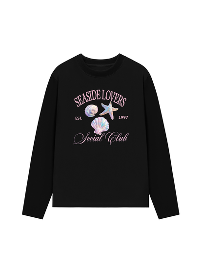 Áo Thun Dài Tay Ocean Hologram Seaside Lover