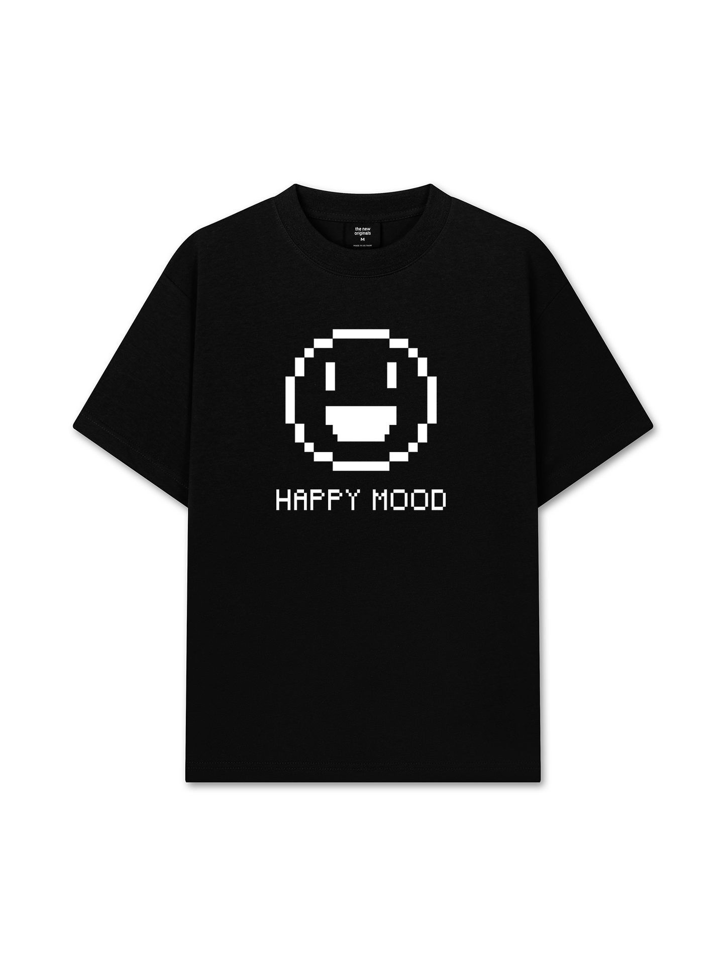 Áo Thun Relaxed Fit Pixel Universe Happy Mood
