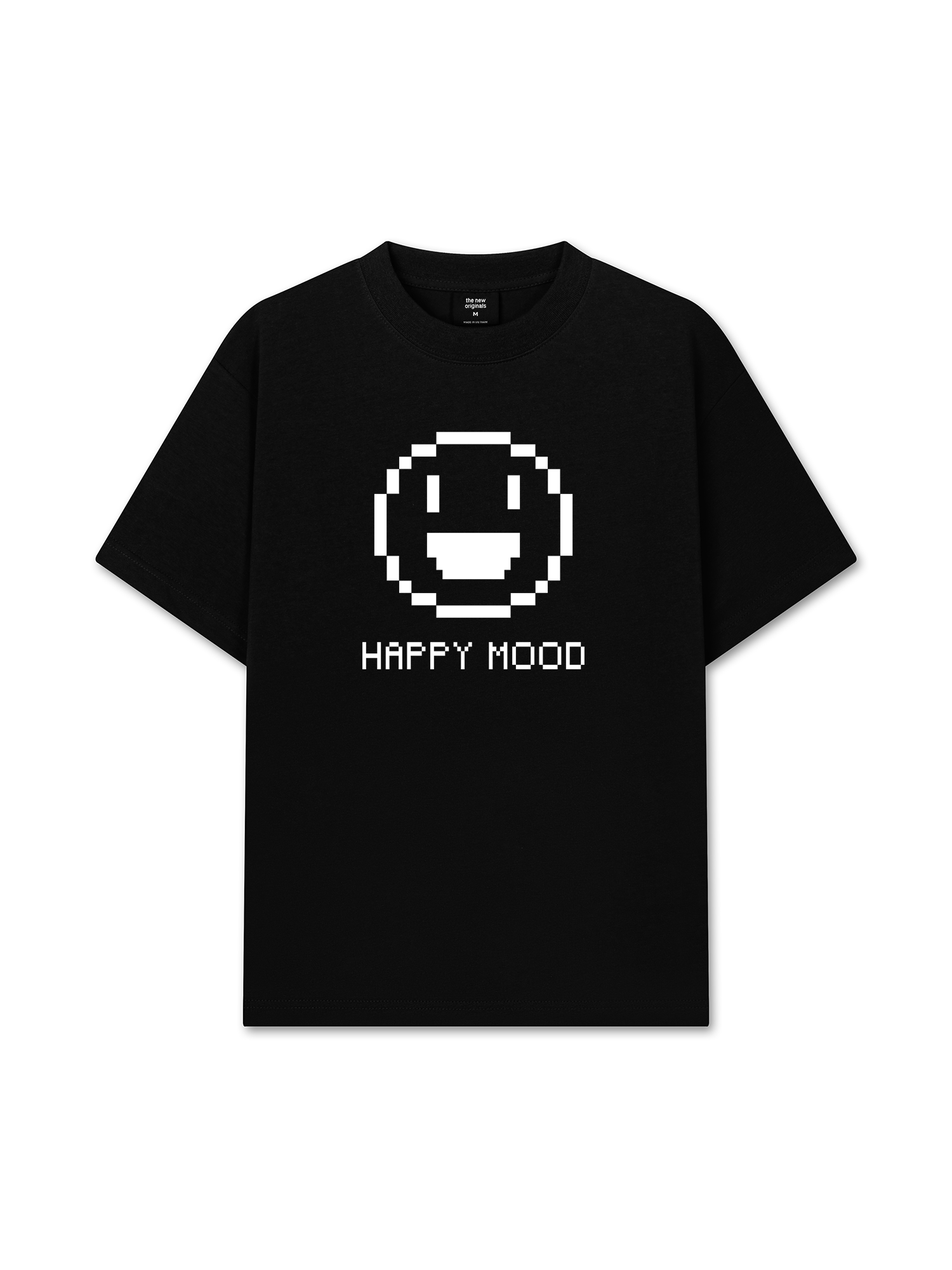 Áo Thun Relaxed Fit Pixel Universe Happy Mood