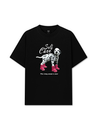 Áo Thun Relaxed Fit Animal Rainy Puppy