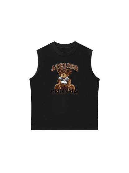 Áo Ba Lỗ Relaxed Fit Teddy Land Atelier Originals