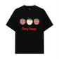 Áo Thun Relaxed Fit Daily Cuties Berry Happy