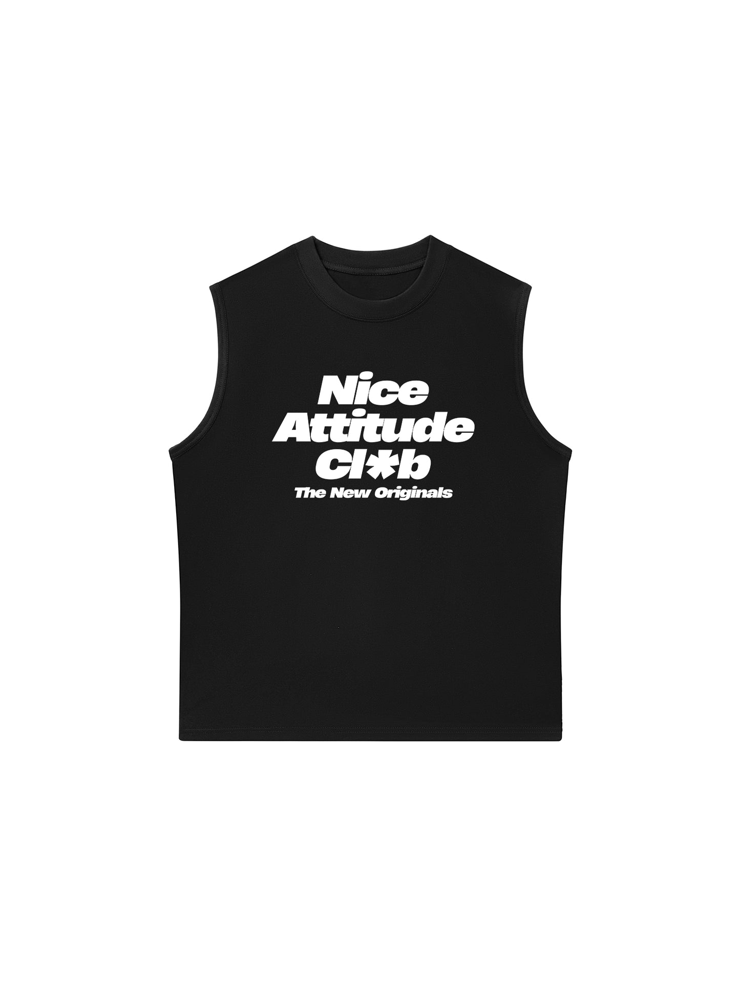 Áo Ba Lỗ Relaxed Fit  Life Vibe Nice Attitude