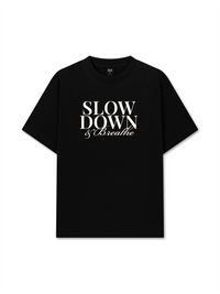 Áo Thun Relaxed Fit Slow Down & Breathe