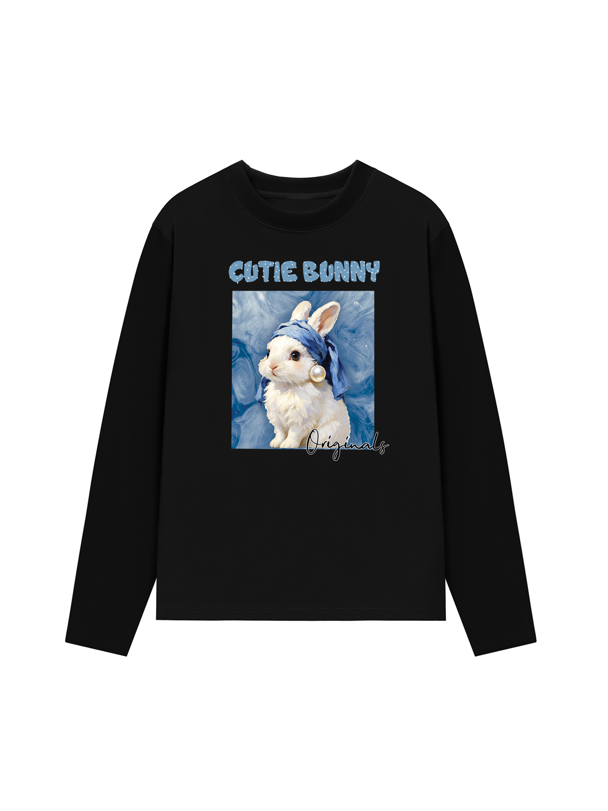 Áo Thun Dài Tay Cutie Bunny Vangogh