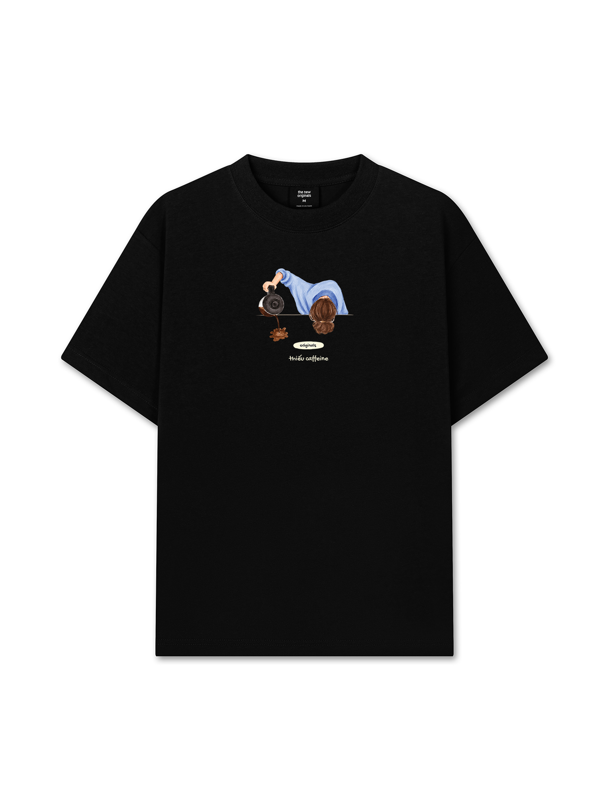 Áo Thun Relaxed Fit Thiếu Caffeine