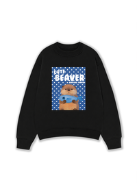 Áo Sweater Nỉ Hai Da Animal Cute Beaver