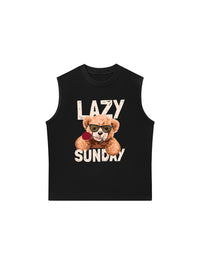 Áo Ba Lỗ Relaxed Fit Lazy Sunday