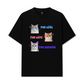 Áo Thun Relaxed Fit Daily Cuties Trio Cat