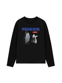 Áo Thun Dài Tay Penguin Funny