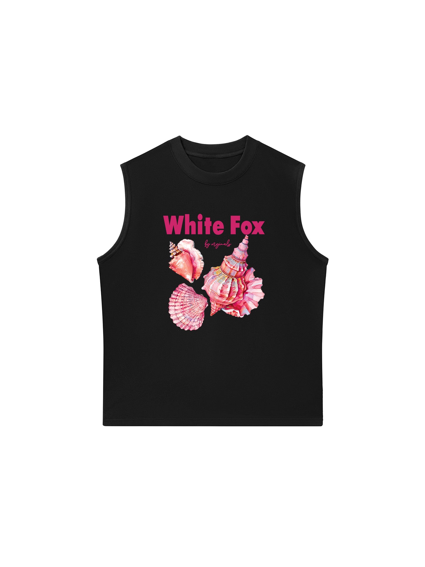 Áo Ba Lỗ Relaxed Fit Ocean White Fox