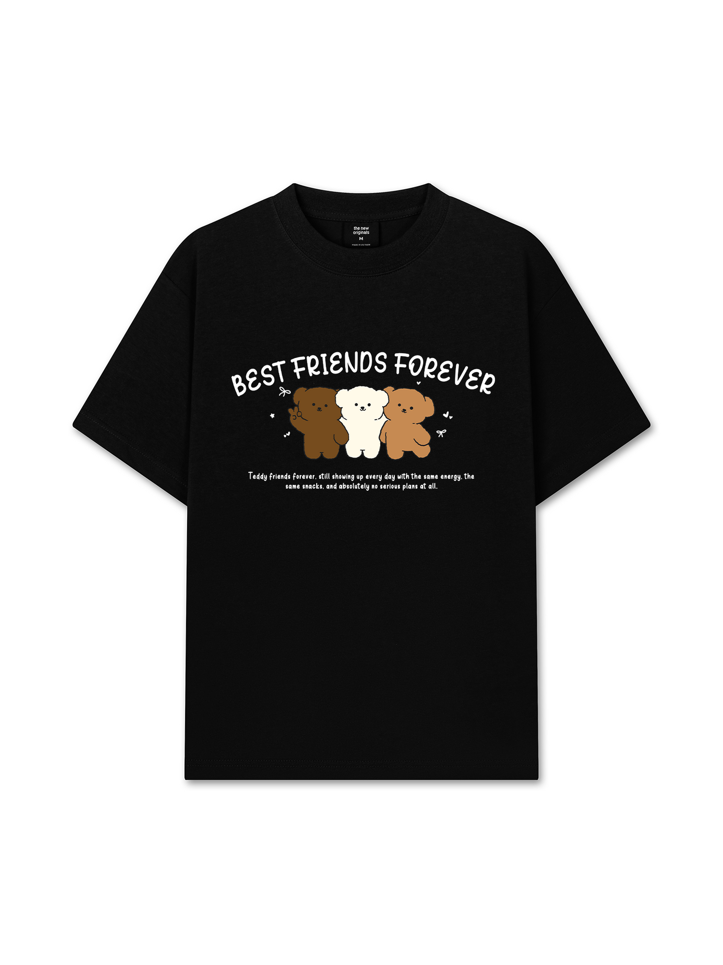 Áo Thun Relaxed Fit Teddy Land Best Friends Forever