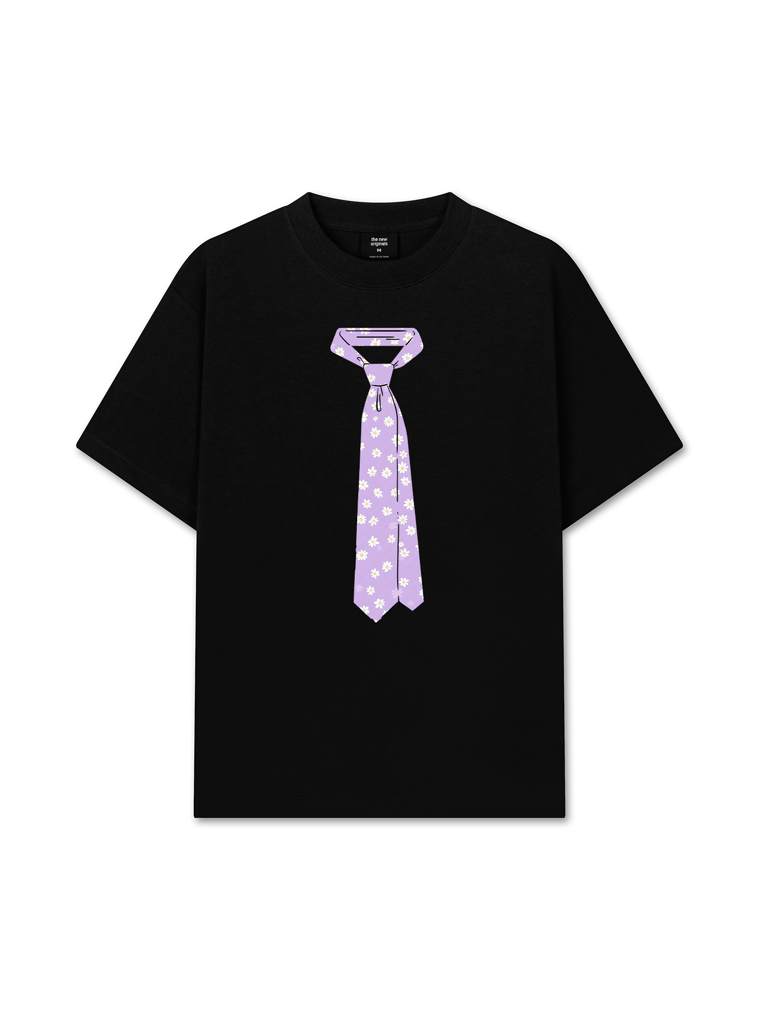Áo Thun Relaxed Fit Daily Cuties Purple Tie