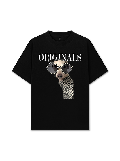 Áo Thun Relaxed Fit Animal Mood Fashion Dog