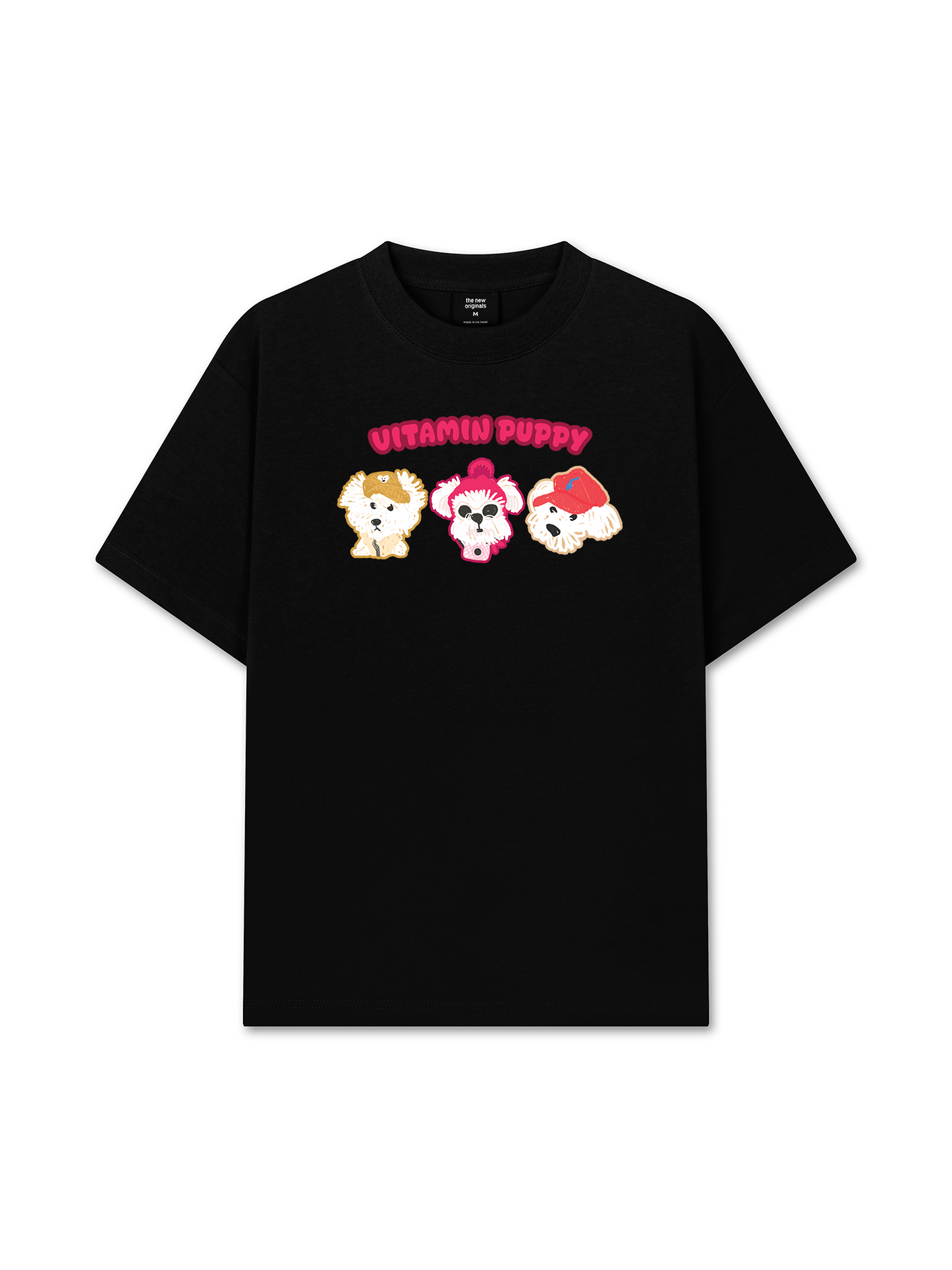 Áo Thun Relaxed Fit Animal Mood Viatmin Puppy