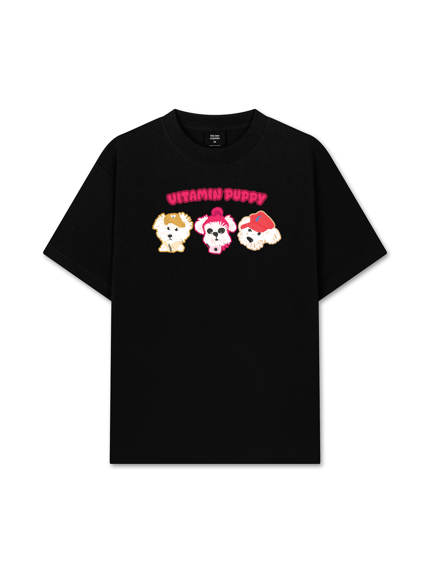 Áo Thun Relaxed Fit Animal Mood Viatmin Puppy