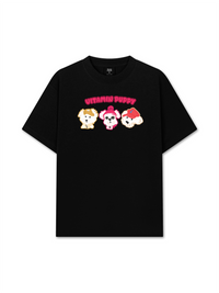 Áo Thun Relaxed Fit Animal Mood Viatmin Puppy